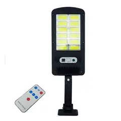 OEM - FOCO MINI SOLAR PARA PARED LED COB LUZ BCA CON 12 PLACASSENSOR