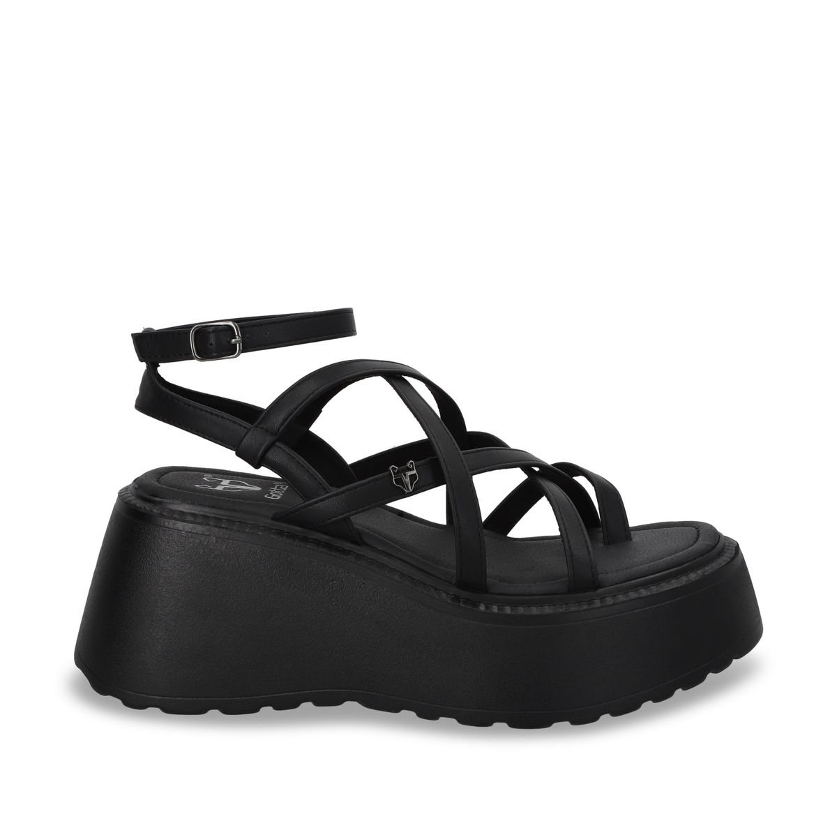 GOTTA - Sandalia Mujer Negra Plataforma 53722 Gotta
