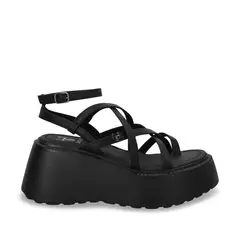 GOTTA - Sandalia Mujer Negra Plataforma 53722