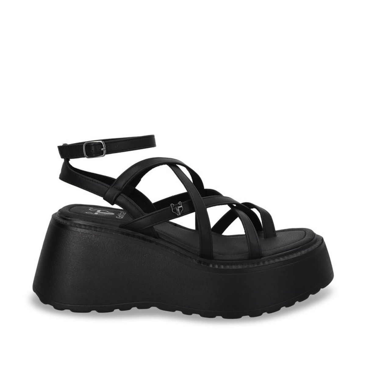 GOTTA - Sandalia Plataforma Negra Mujer 53722