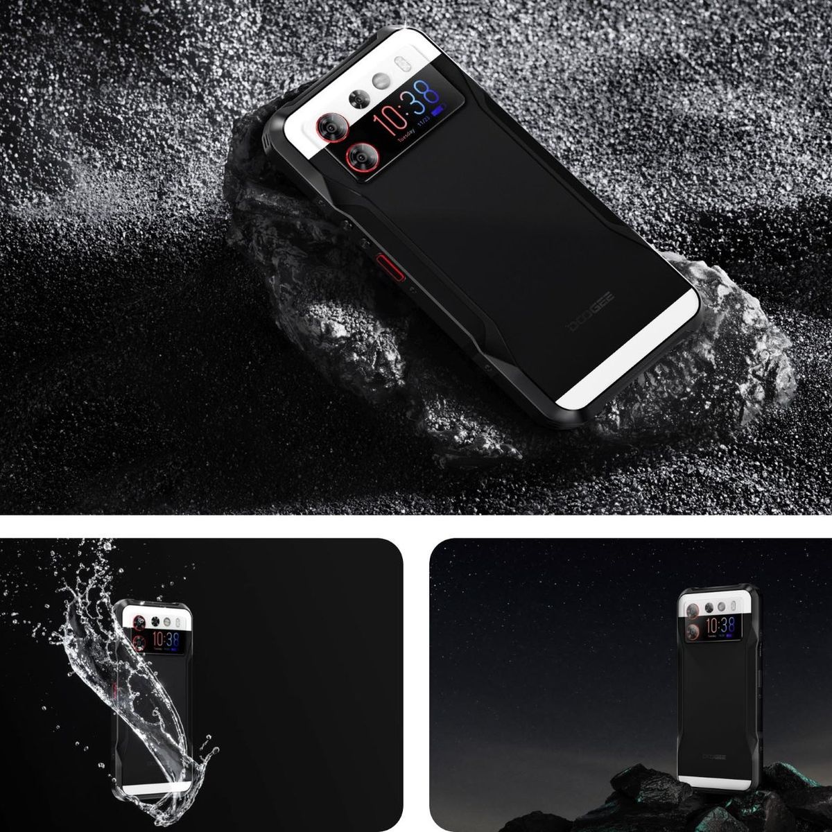 DOOGEE - Doogee V20S - Celular Indestructible - Pantalla AMOLED FHD+ Cámara con Visión Nocturna