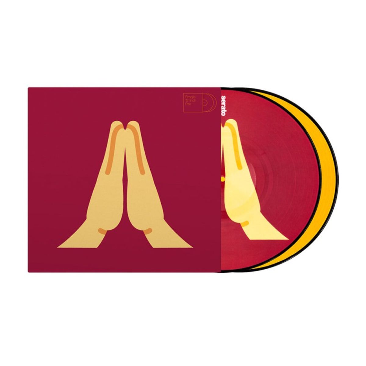 GENERICO - Timecode Vinilo 12 Emoji Series 1 Hands para Serato