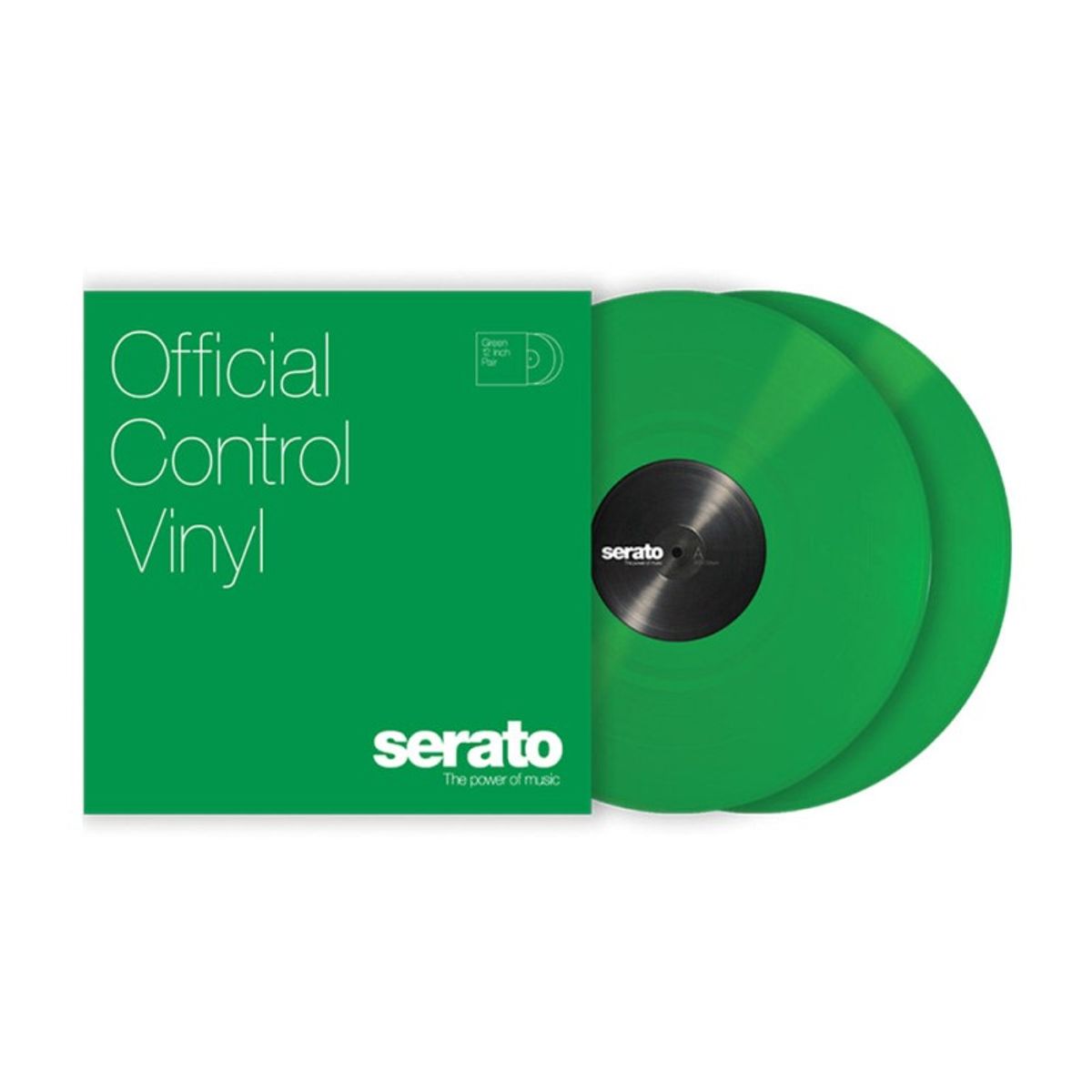 GENERICO - Timecode Vinilo Verde 12 Par Serato Default Title