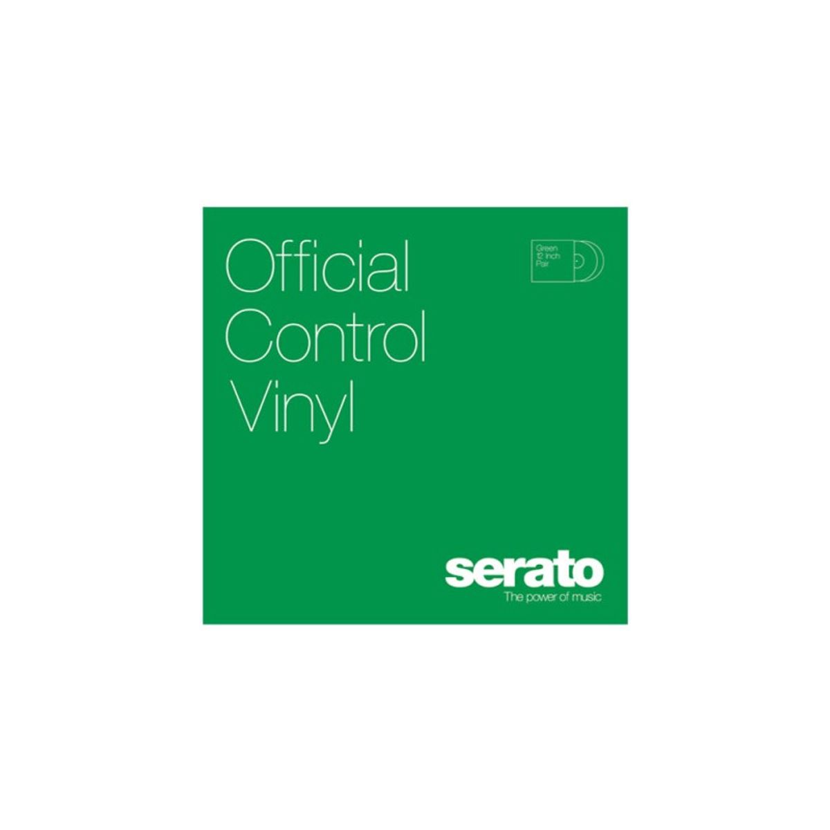 GENERICO - Timecode Vinilo Verde 12 Par Serato Default Title