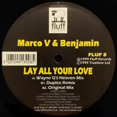GENERICO - Marco V & Benjamin Lay All Your Love Vinilo VG+