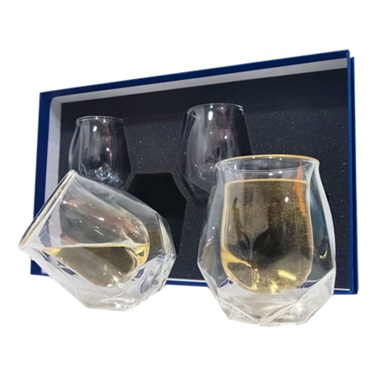 PERFECT CLASS - Set 4 Vasos Whisky 180ml Doble Pared