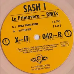 GENERICO - Sash La Primavera Remixes - Vinilo usado VG+