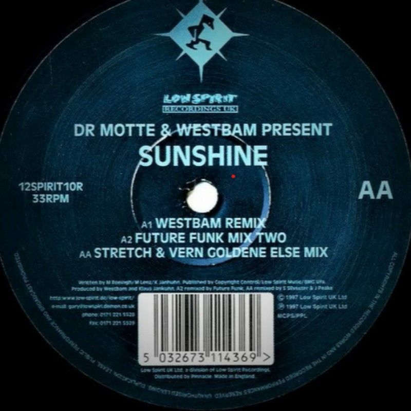 GENERICO - Dr Motte And Westbam  Sunshine remix Vinilo usado
