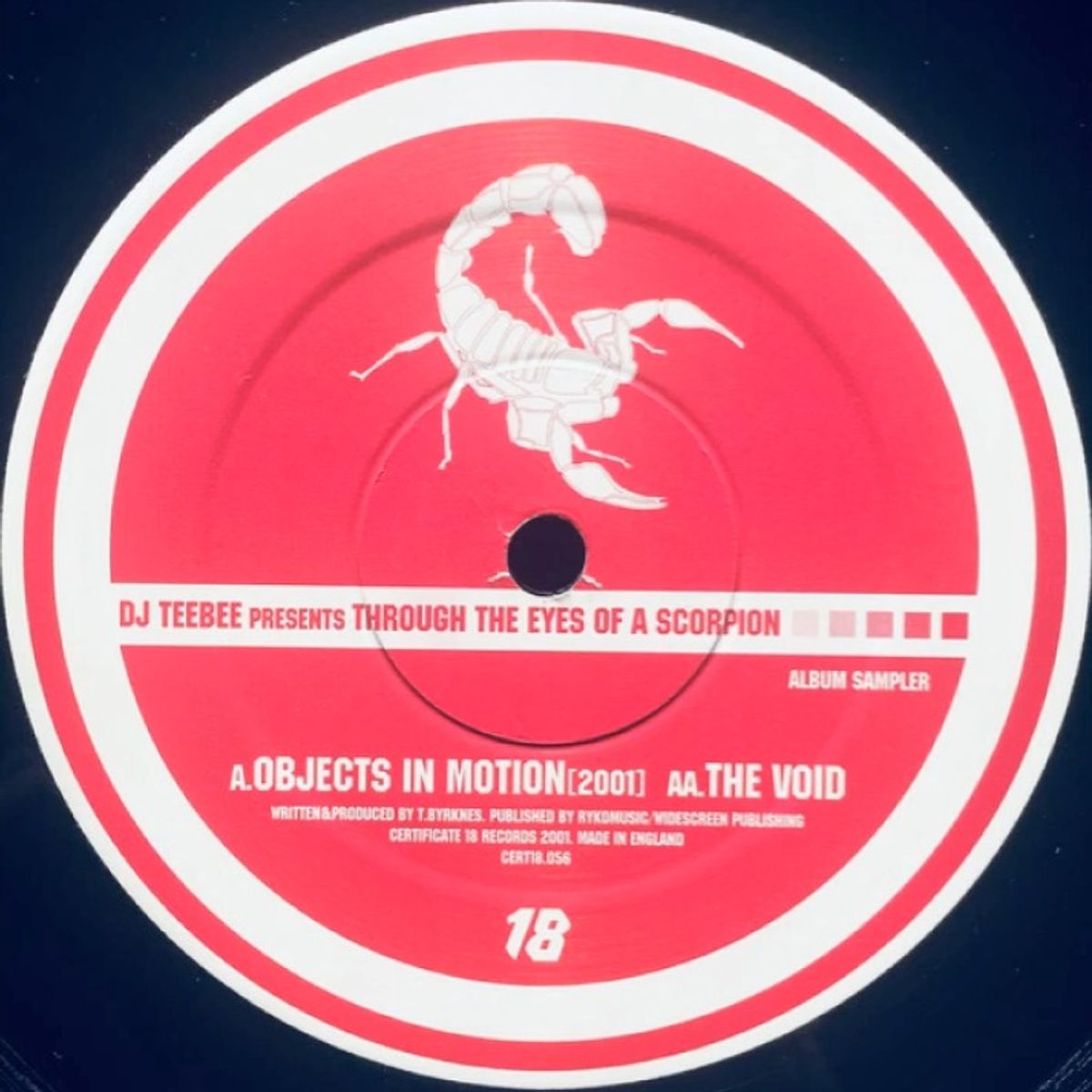 GENERICO - DJ Teebee  Through The Eyes Of A Scorpion Vinilo VG+
