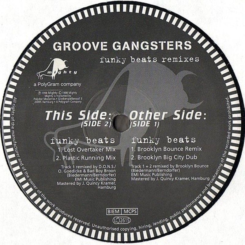 GENERICO - Groove Gangsters  Funky Beats Remixes Vinilo VG+