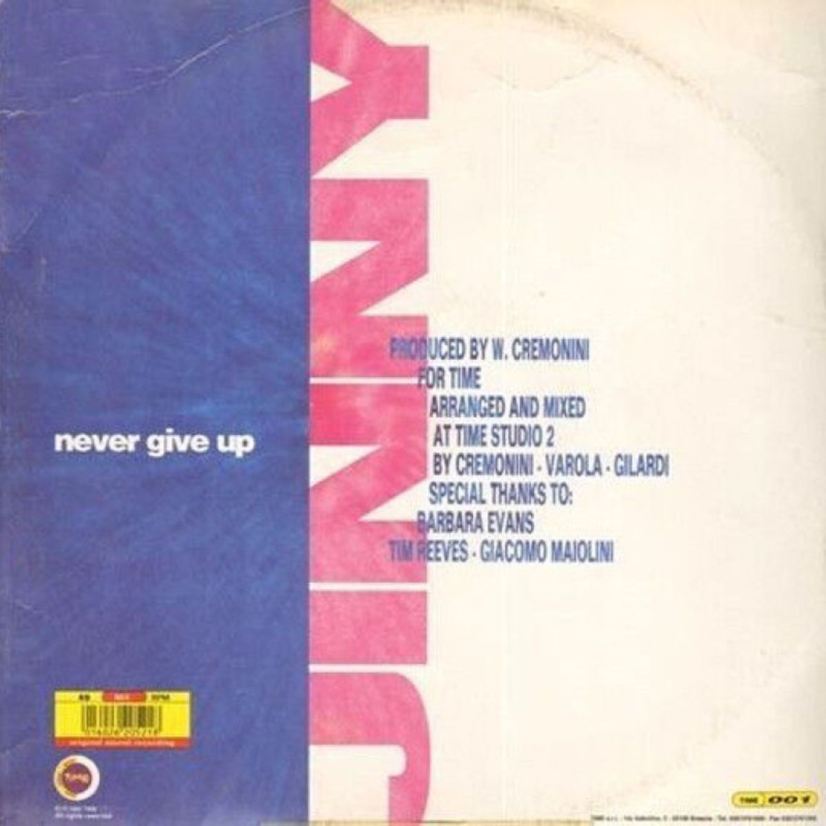 GENERICO - Jinny - Never Give Up  Vinilo usado  VG+ Default Title