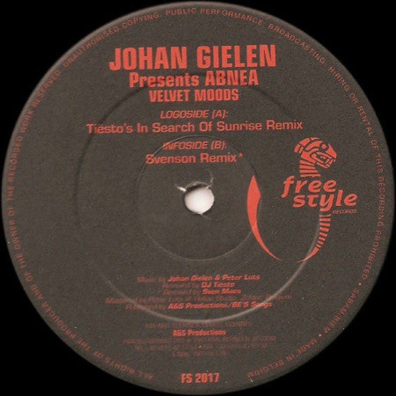 GENERICO - Johan Gielen Presents Abnea  Velvet Moods Remixes Vinilo