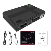 Mini Ups Portatil Dc Router CAMARA CCTV Modem Usb 5v 9v 12v Poe 104ah