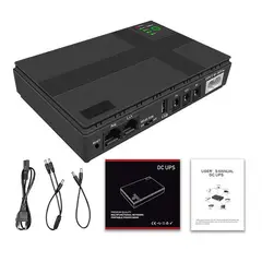 OEM - Mini Ups Portatil Dc Router CAMARA CCTV Modem Usb 5v 9v 12v Poe 104ah