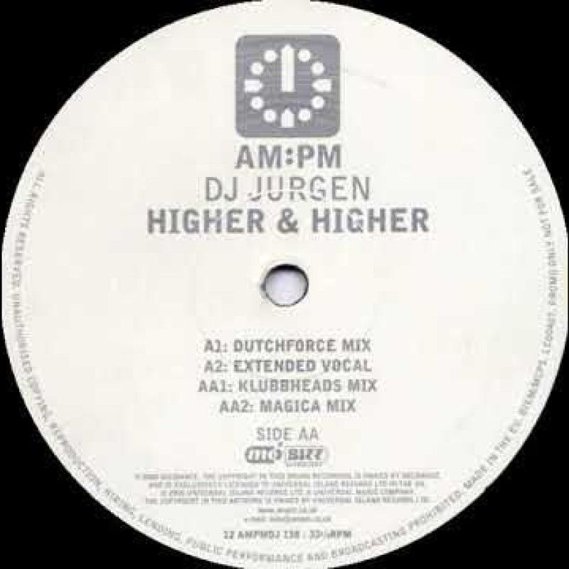 GENERICO - DJ Jurgen Higher & Higher Vinilo usado VG+