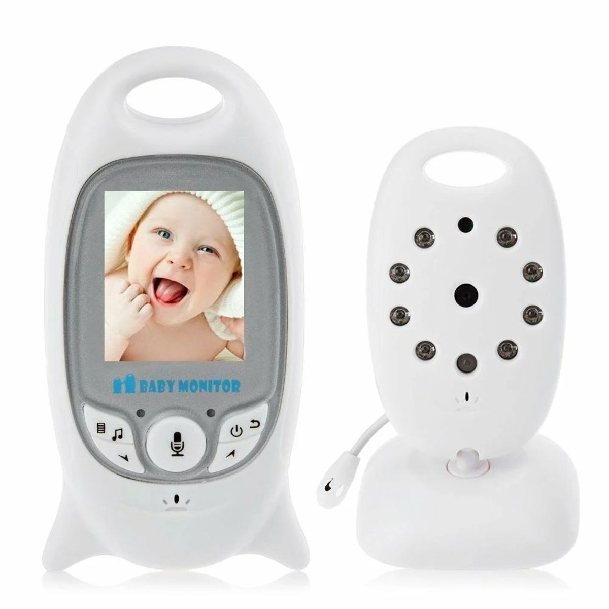 GENERICO - video monitor para bebé visión nocturna con micrófono vb601