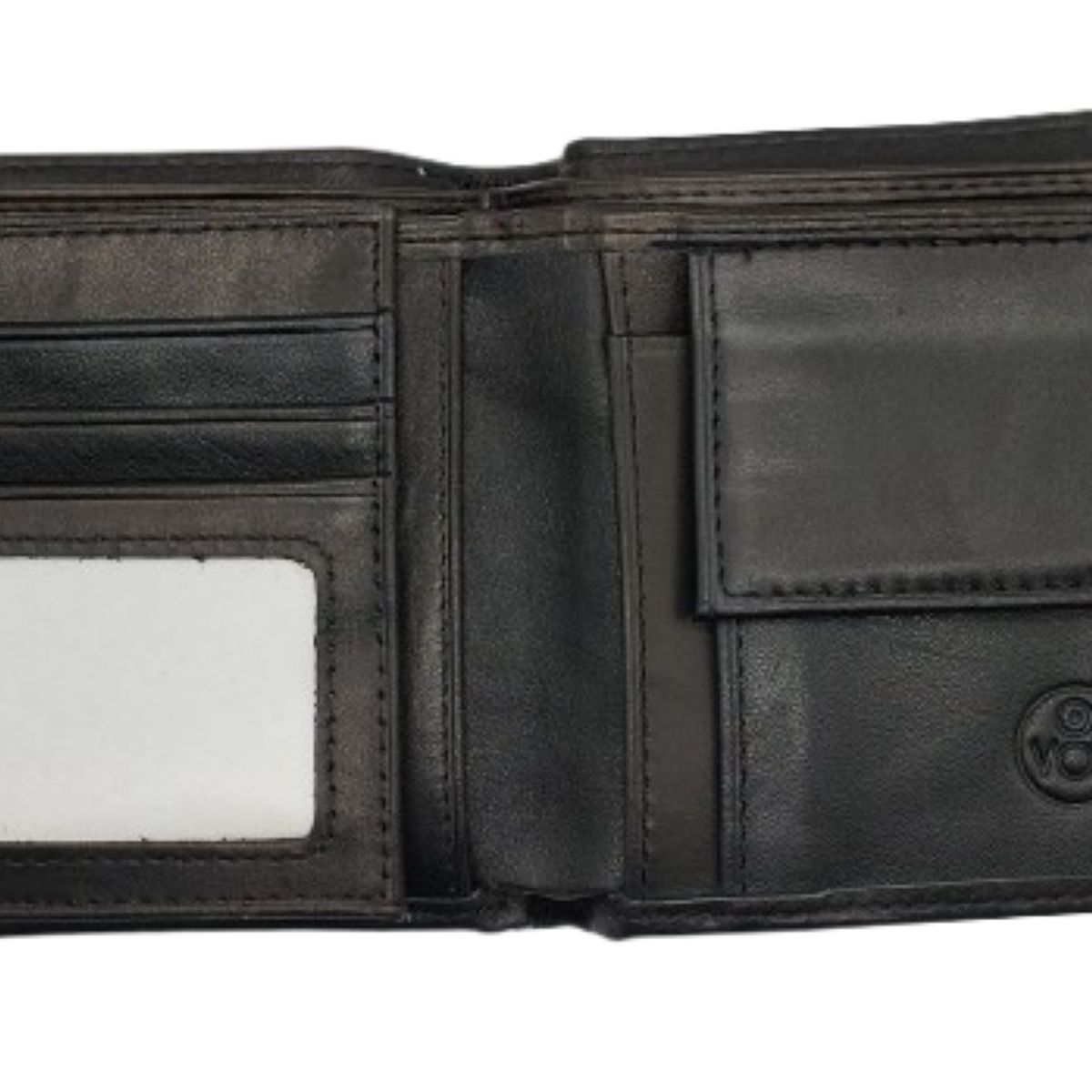 VOX - BILLETERA CUERO NEGRA CON BROCHE VOX 68386N