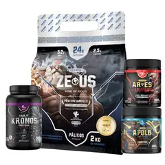 PALIKOS FITNESS - Proteína CP 2kg Vaini + Crea 300g + Preentreno 321g + Aminoácido 300g