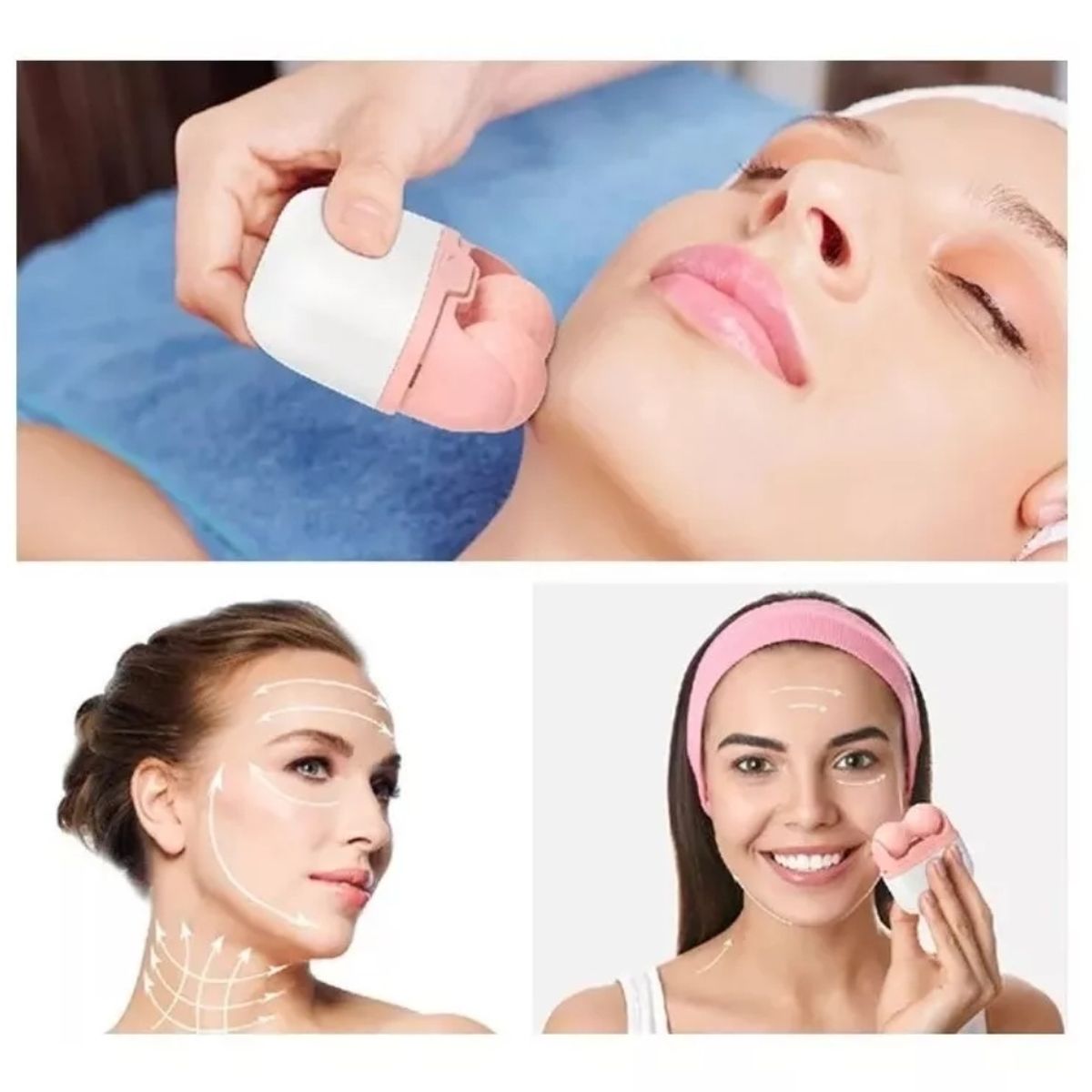 GENERICO - Rodillo De Hielo Ice Roller Masajeador Rostro