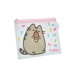 MOOVING - Estuche Cartuchera PVC Transparente Diseño Pusheen
