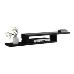 GENERICO - Racks Flotante para TV 42 a 55 pulgadas, color negro