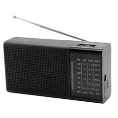 TECNOLAB - Radio FM Portátil AMFMSW De Bolsillo Recargable - SC