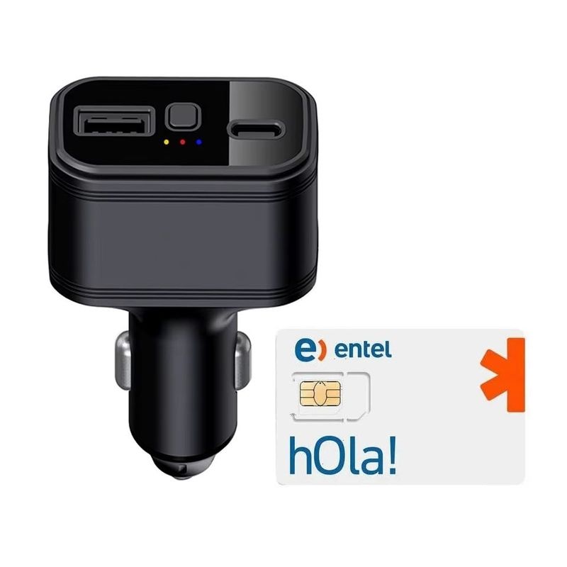 TKSTAR - LocalizadorGPS y cargador TKSTAR TK818 4G GPS tracker 2 en 1 con SIM