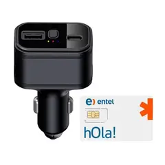 TKSTAR - LocalizadorGPS y cargador TK818 4G GPS tracker 2 en 1 con SIM