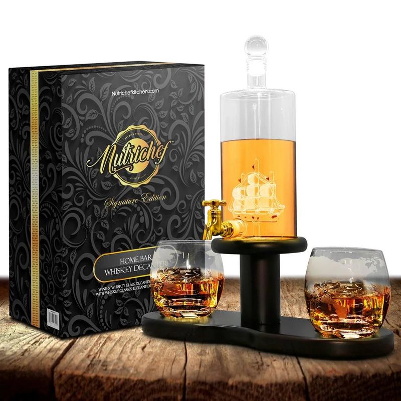 PYLE - Decantador de Whiskey Vinos y Licores