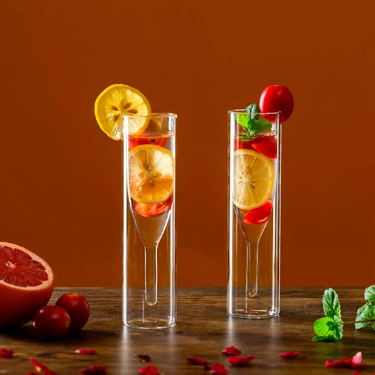 PERFECT CLASS - Set 4 Vasos Espumante 120ml Doble Pared