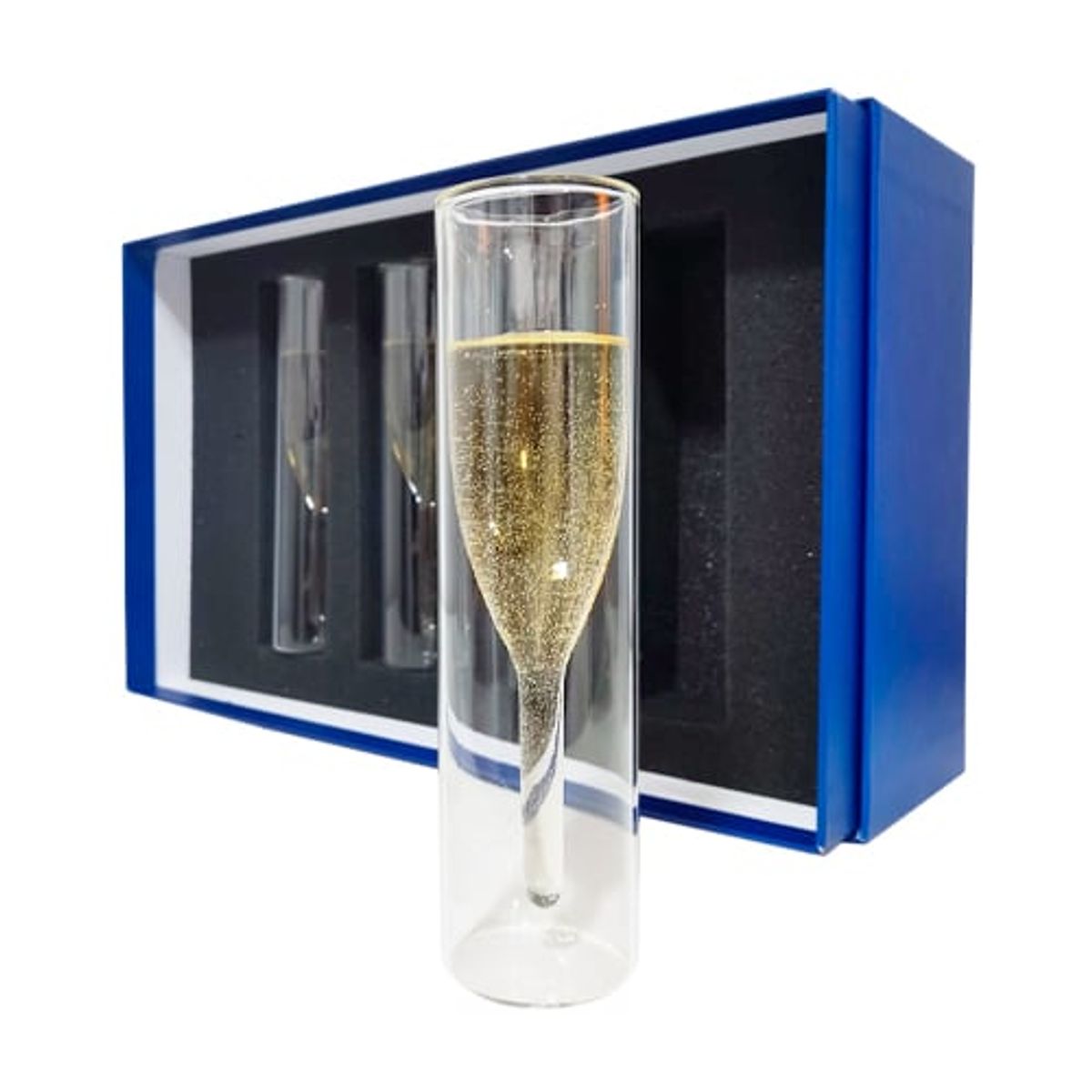 PERFECT CLASS - Set 4 Vasos Espumante 120ml Doble Pared