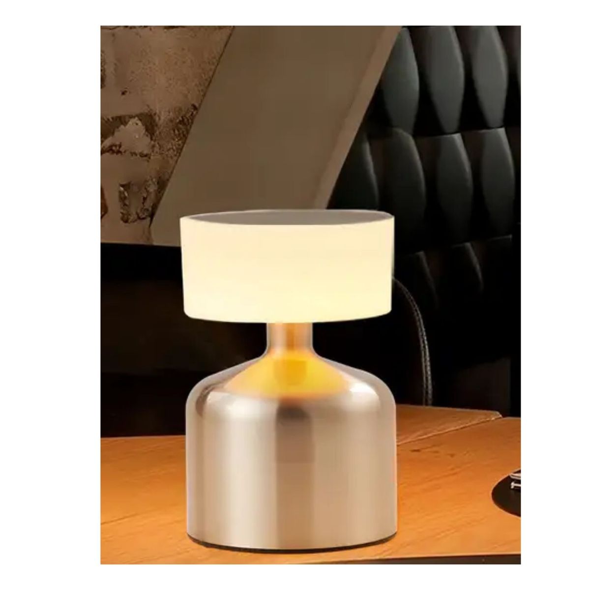 GENERICO - Lámpara Mesa Metal Miniatura Retro Carga Usb Decoración.