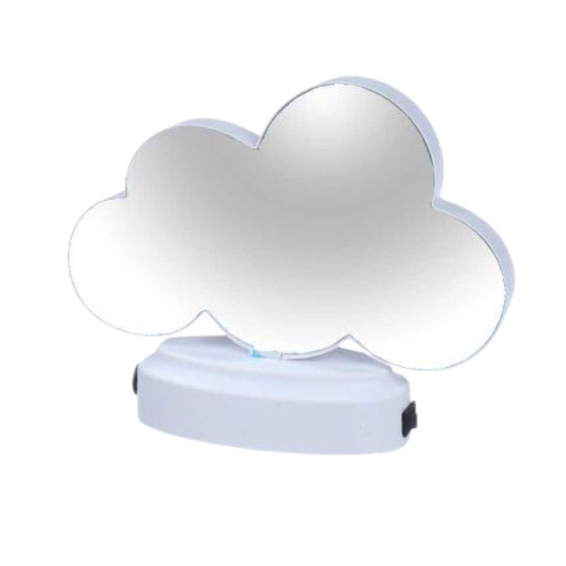 GENERICO - Lampara Mesa Led Tunel Infinito Luz Neon Forma Nube USB.