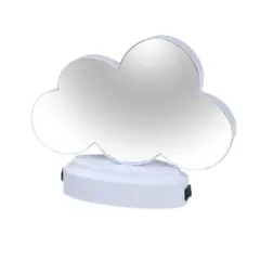 GENERICO - Lampara Mesa Led Tunel Infinito Luz Neon Forma Nube USB.