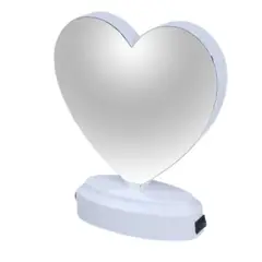 GENERICO - Lampara Mesa Led Tunel Infinito Luz Neon Forma Corazón USB.