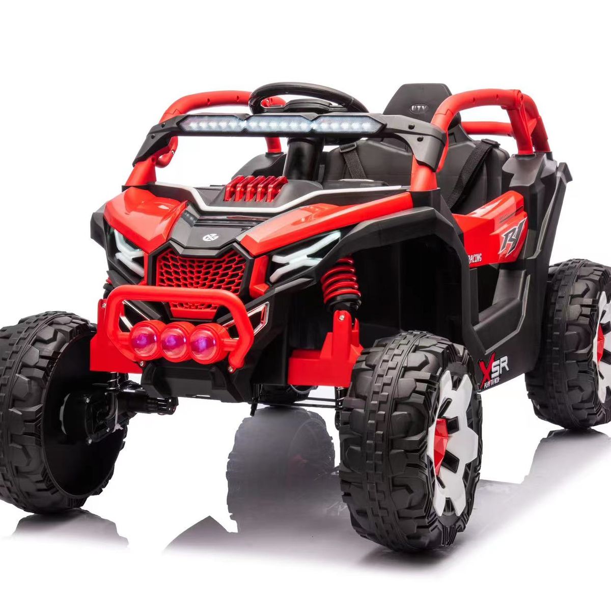GENERICO - Auto a Bateria Utv 4x4 Con control Remoto Rojo