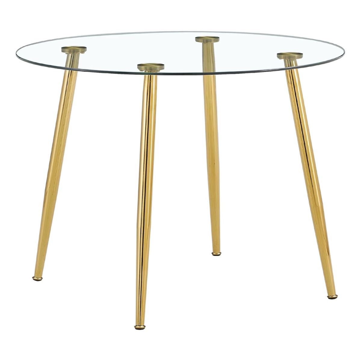 PANDALINO - Mesa Lagos (metal gold) - 80 cm