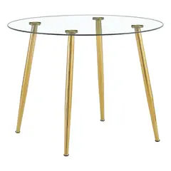 PANDALINO - Mesa Lagos (metal gold) - 100 cm