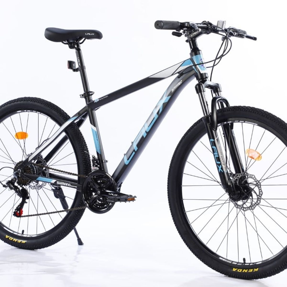 LAUX - BICICLETA MTB  27.5" LAUX ADVANCED 21 VELOCIDADES MATTE GRAY/BLUE