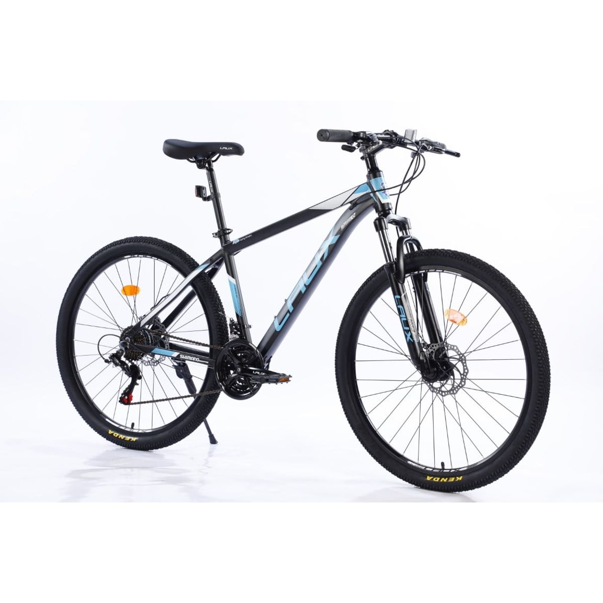 LAUX - BICICLETA MTB  27.5" LAUX ADVANCED 21 VELOCIDADES MATTE GRAY/BLUE
