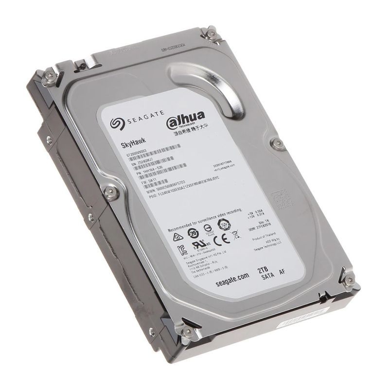 SEAGATE - Disco Duro Seagate 2TB 3.5 Pulgadas SKYHAWK