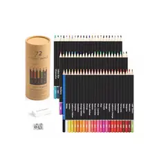 GENERAL TIRE - Set De Arte 72+3 Pzs Lápices De Color Profesional Dibujo