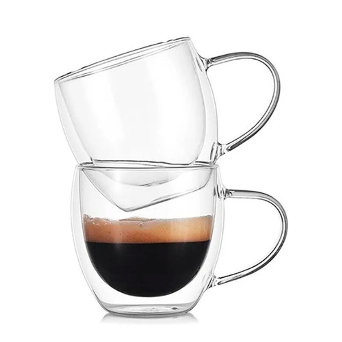 PERFECT CLASS - Set 4 Taza Café 250ml Doble Pared