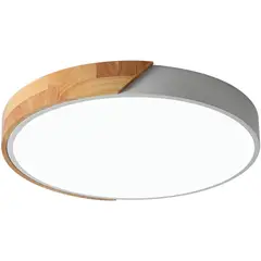 CASA NEW - Lámpara de Techo Moderna 30cm Redondo 3 Colores - Blanco