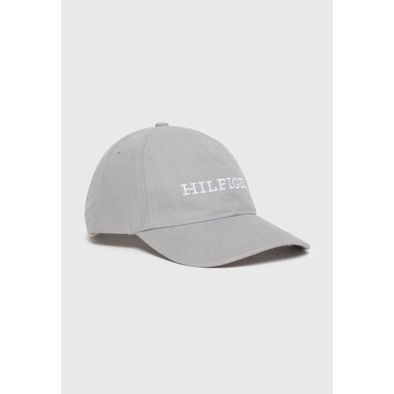 TOMMY HILFIGER - Jockey De Seis Paneles Y Logo Gris Tommy Hilfiger