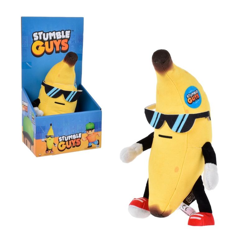 ANSALDO - PELUCHE 30 CMS ELECTRONICO STUMBLE GUYS - BANANA GUY