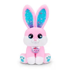 ZURU - PELUCHE CONEJO EN SOMBRERO DE COPA PETS ALIVE - ROSADO