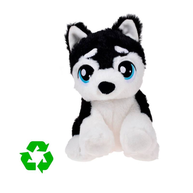 ANSALDO - PERRO PELUCHE MATERIAL RECICLADO RESOFTABLES - HUSKY
