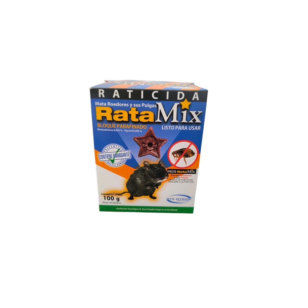 BTS - raticida ratamix bloque parafinado 100G