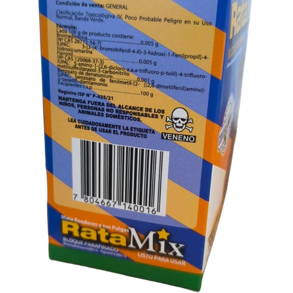 BTS - raticida ratamix bloque parafinado 100G